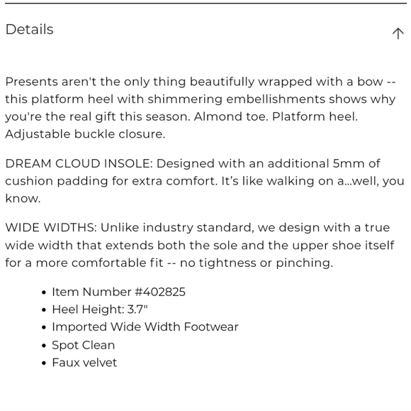 Lane Bryant Dream Cloud Bow Platform Heel *Wide - Picture 8 of 8